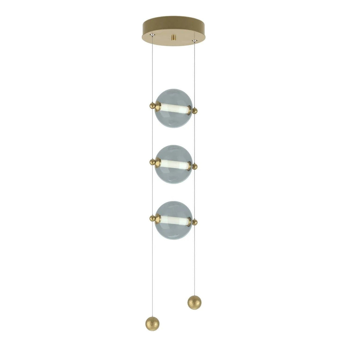 Hubbardton Forge - Abacus LED Multi-Light Pendant - 139059-LED-STND-86-YL0668 | Montreal Lighting & Hardware