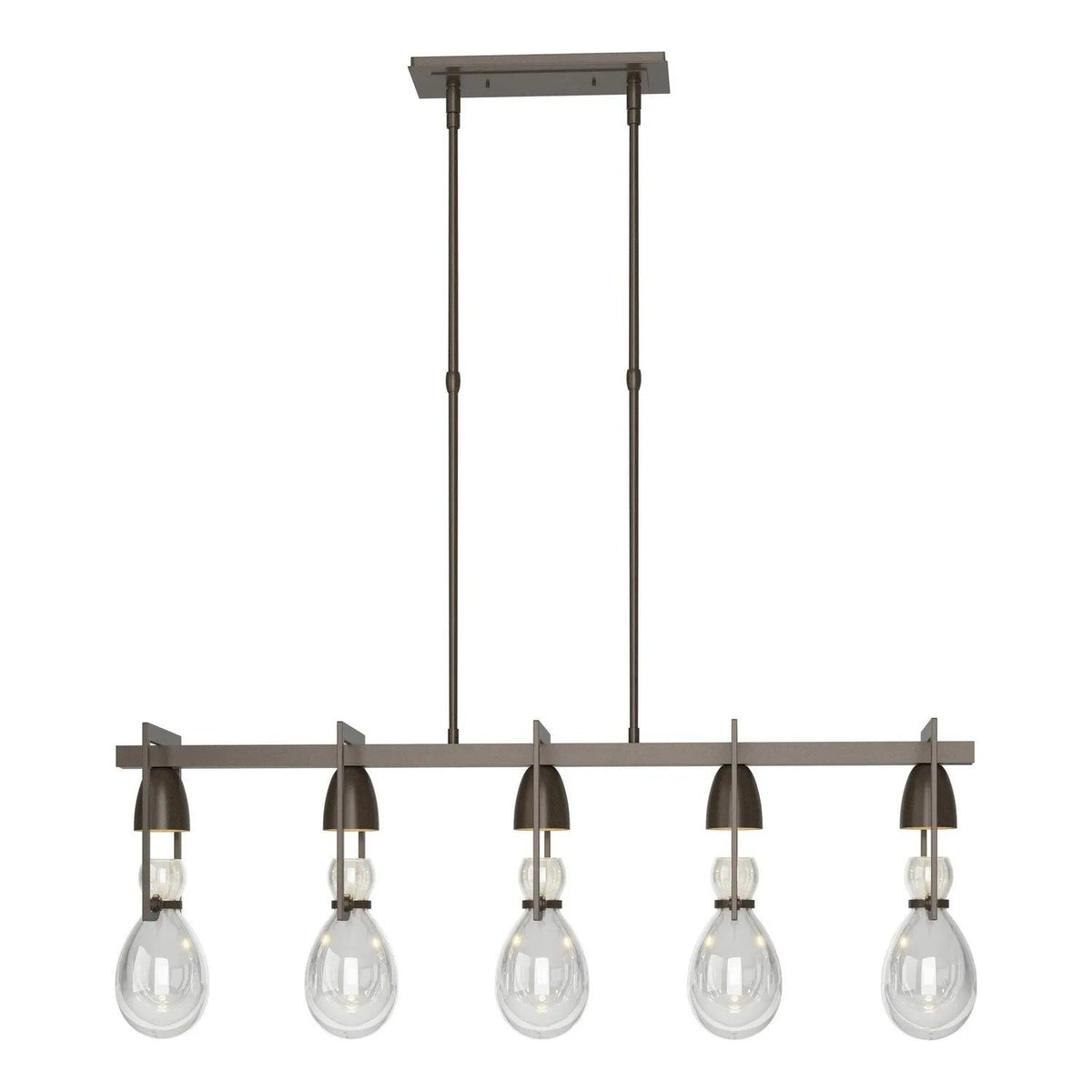 Hubbardton Forge - Apothecary Linear Pendant - 137810-SKT-STND-05-ZM0572 | Montreal Lighting & Hardware