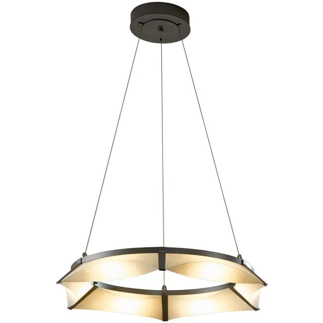 Hubbardton Forge - Bento 32-Inch LED Pendant - 138650-LED-STND-10-SH1974 | Montreal Lighting & Hardware