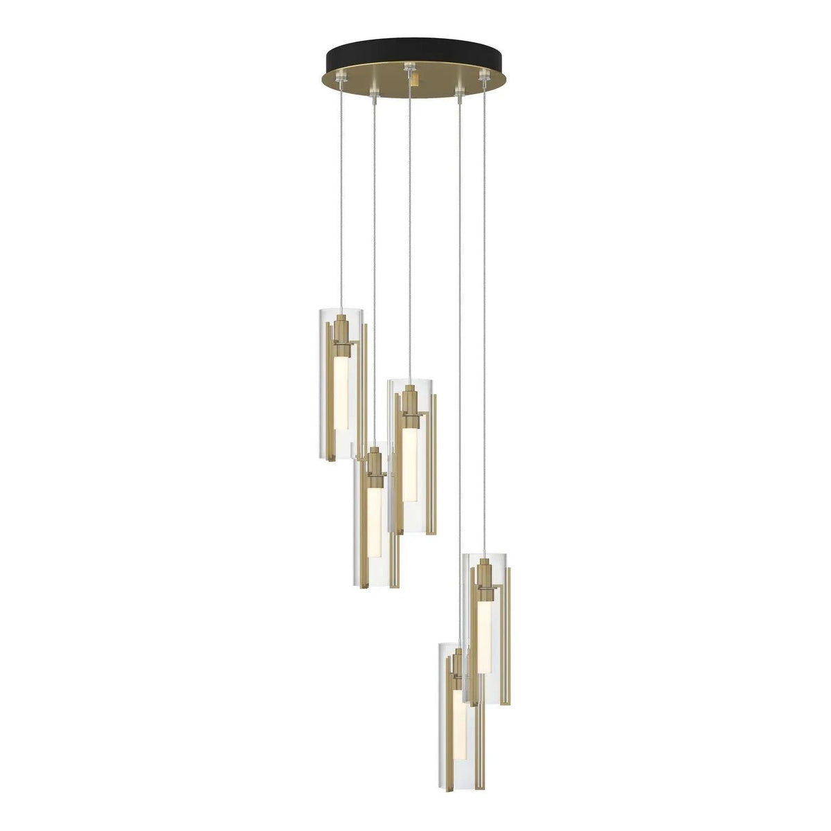 Hubbardton Forge - Exos Glass LED Pendant - 131124-SKT-STND-86-ZM0065 | Montreal Lighting & Hardware