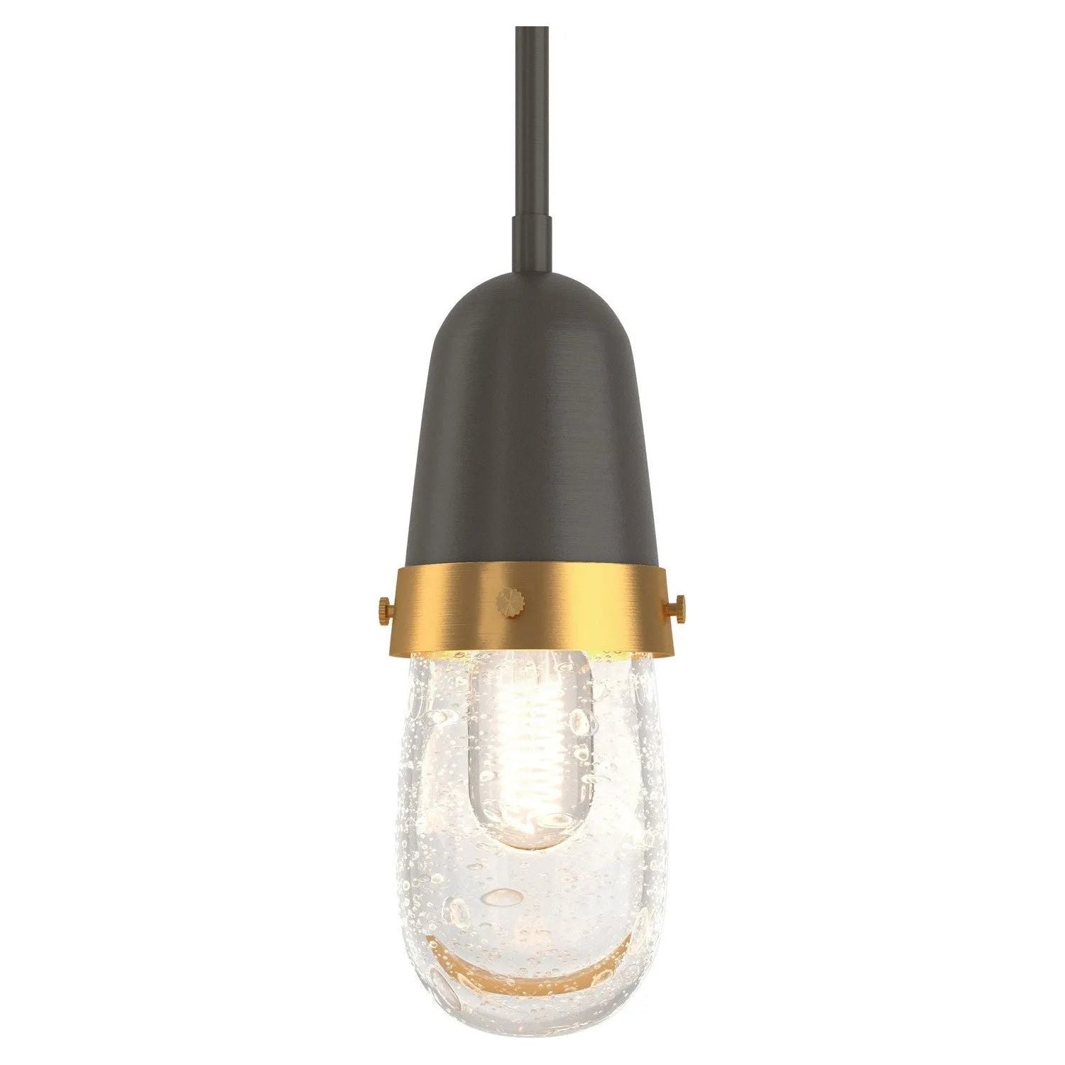 Hubbardton Forge - Fizz Mini Pendant - 187000-SKT-MULT-07-BR-YG0512 | Montreal Lighting & Hardware