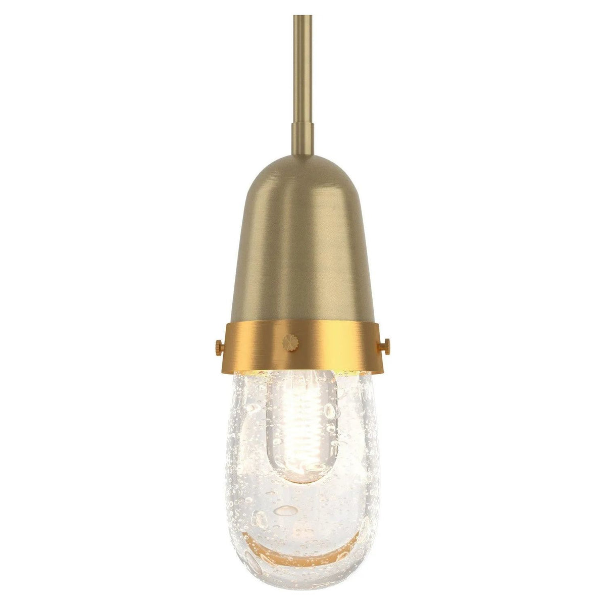 Hubbardton Forge - Fizz Mini Pendant - 187000-SKT-MULT-84-BR-YG0512 | Montreal Lighting & Hardware