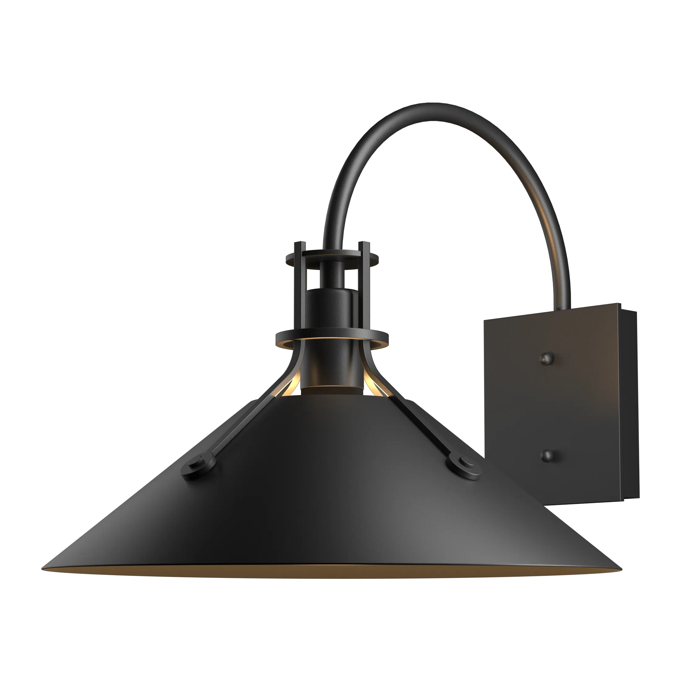 Hubbardton Forge - Henry 12-Inch One Light Outdoor Wall Sconce - 302712-SKT-80 | Montreal Lighting & Hardware