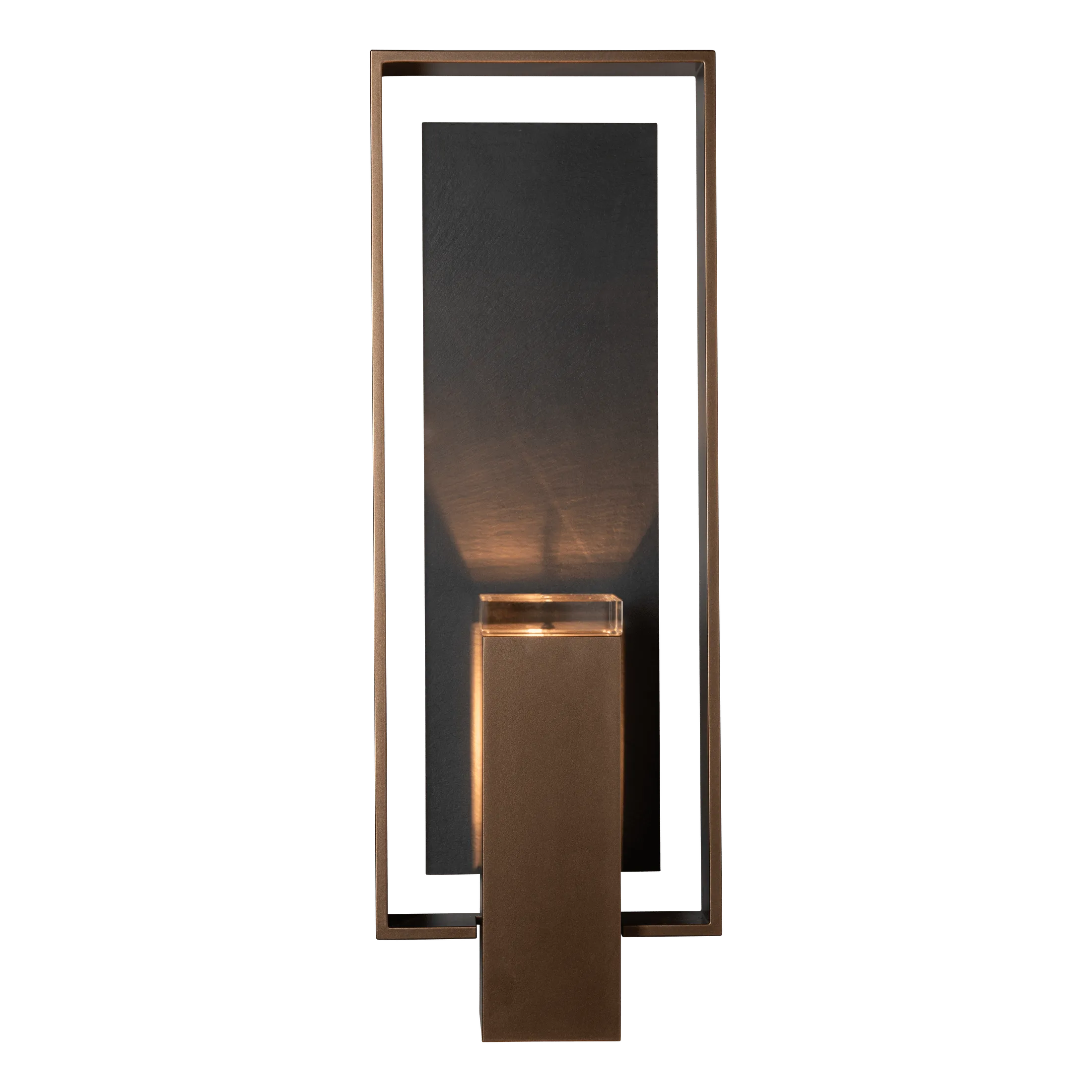 Hubbardton Forge - Shadow Box Outdoor Wall Sconce - 302604-SKT-02-SL-ZM0546 | Montreal Lighting & Hardware