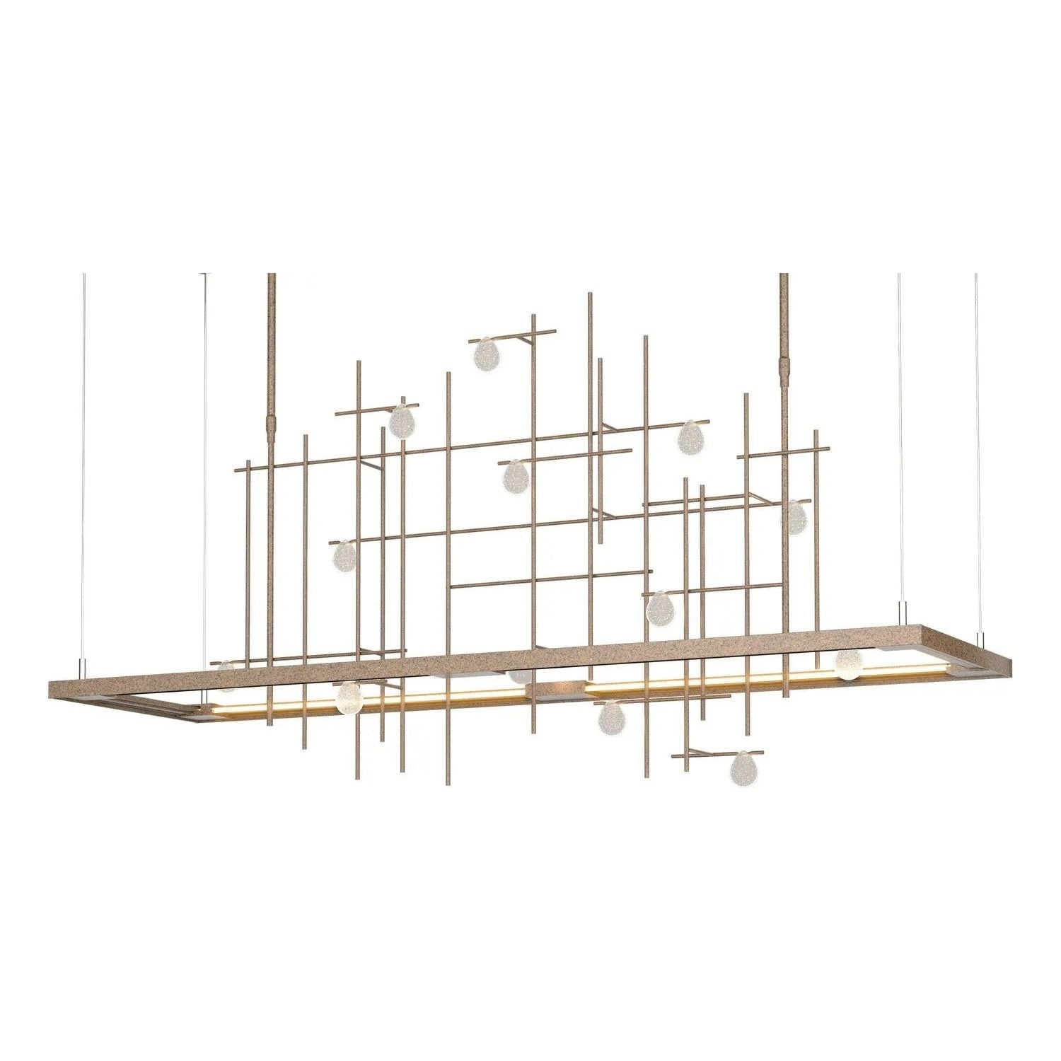 Hubbardton Forge - Spring LED Pendant - 139752-LED-LONG-05-YG0500 | Montreal Lighting & Hardware