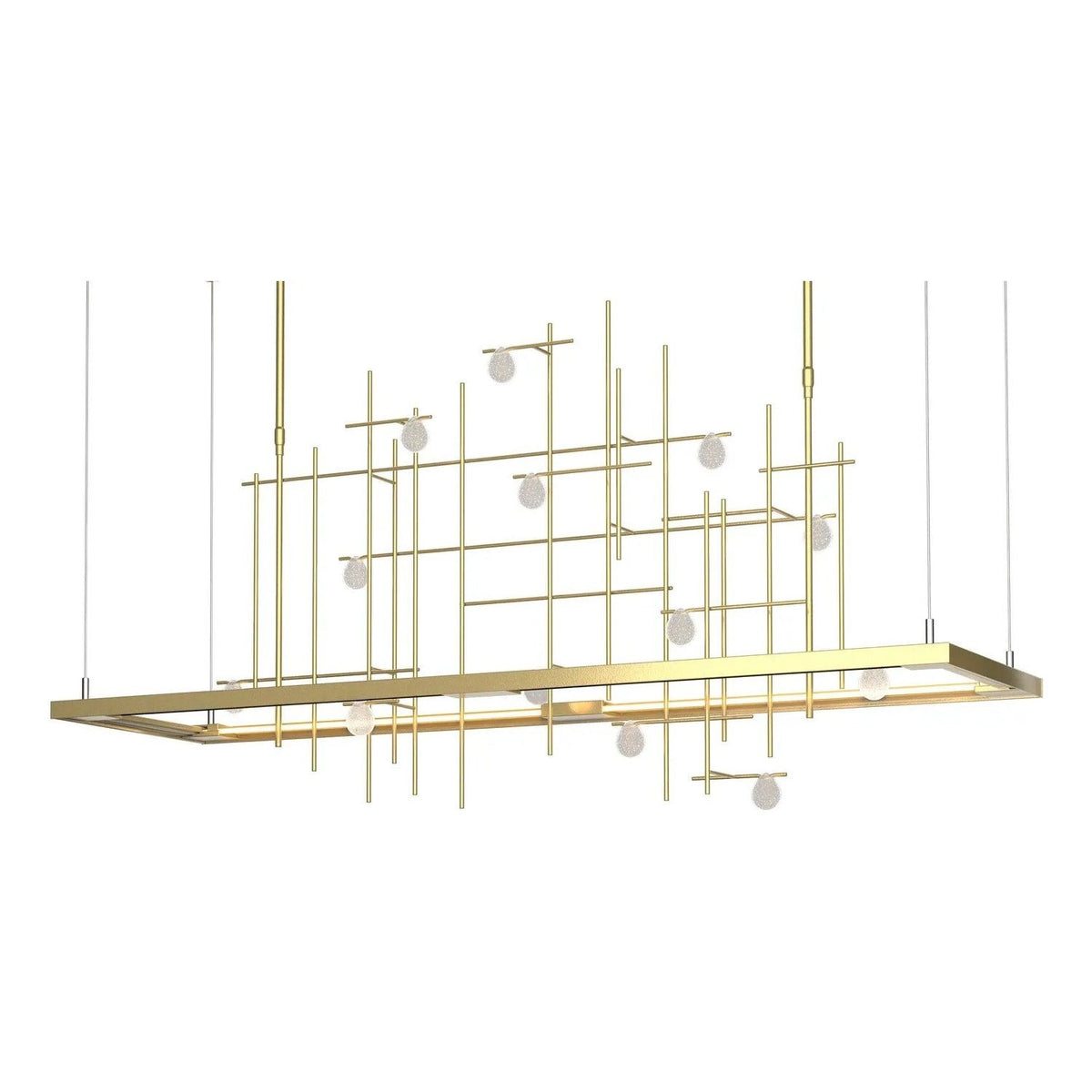 Hubbardton Forge - Spring LED Pendant - 139752-LED-LONG-86-YG0500 | Montreal Lighting & Hardware