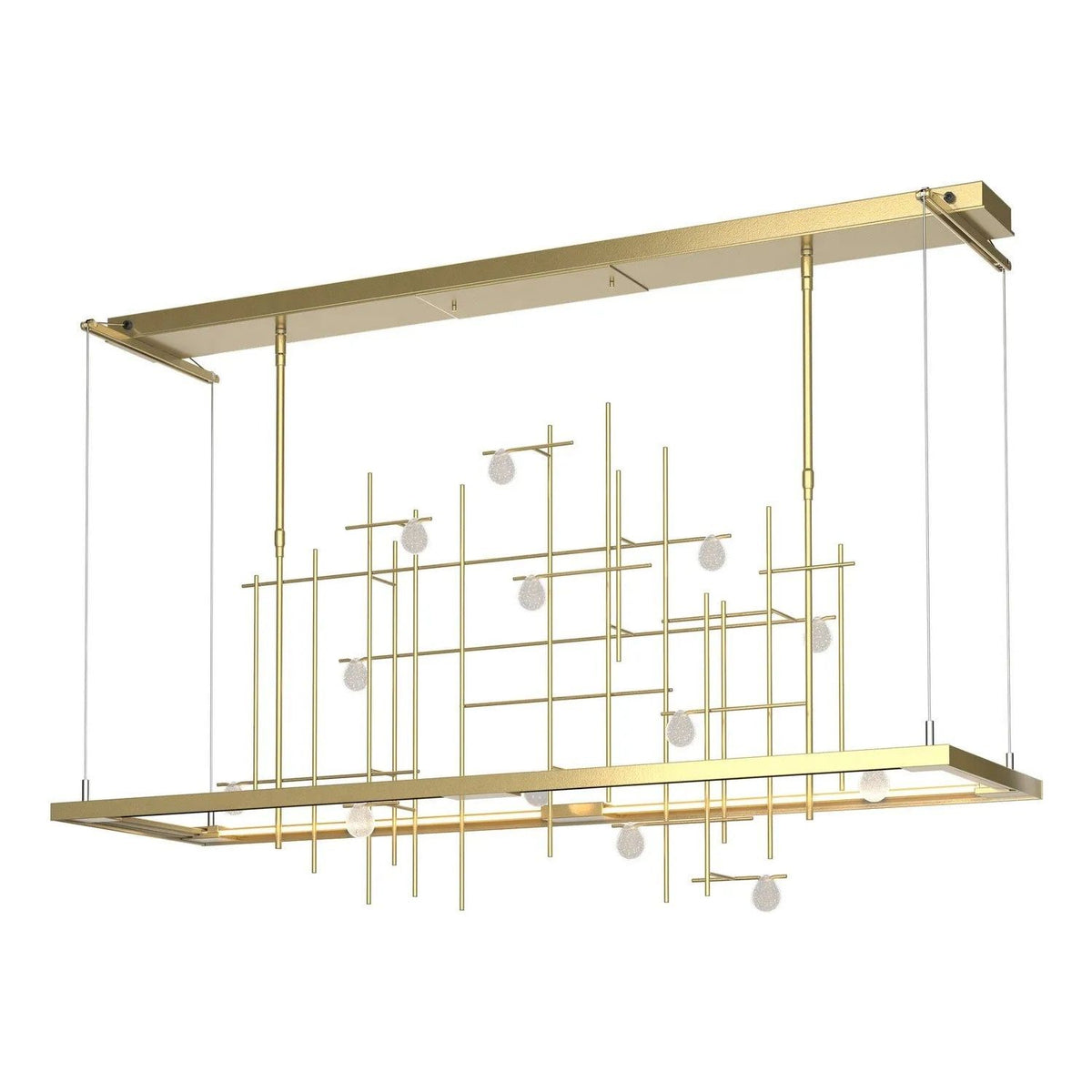 Hubbardton Forge - Spring LED Pendant - 139752-LED-STND-86-YG0500 | Montreal Lighting & Hardware