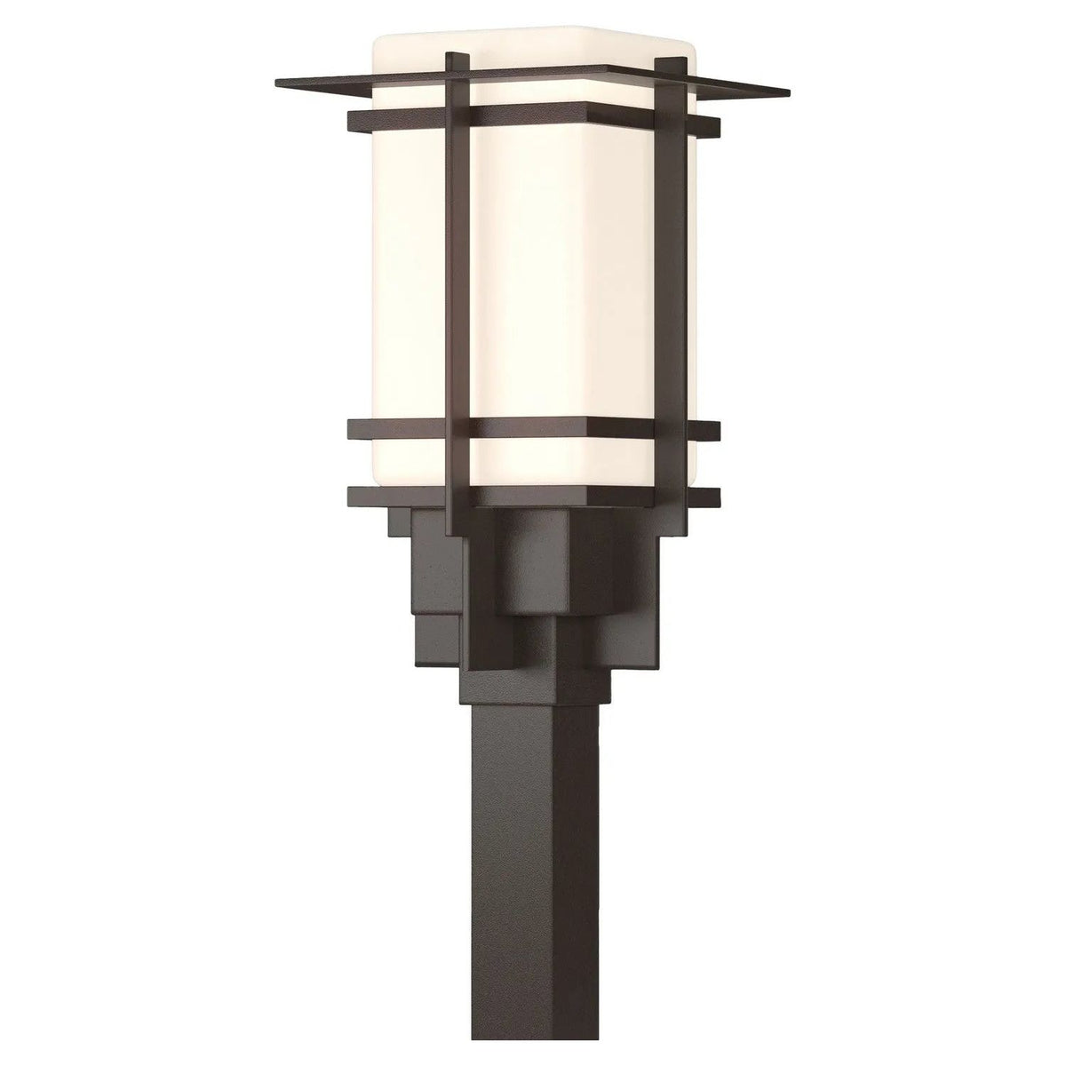 Hubbardton Forge - Tourou Outdoor Post Mount - 346011-SKT-77-GG0076 | Montreal Lighting & Hardware