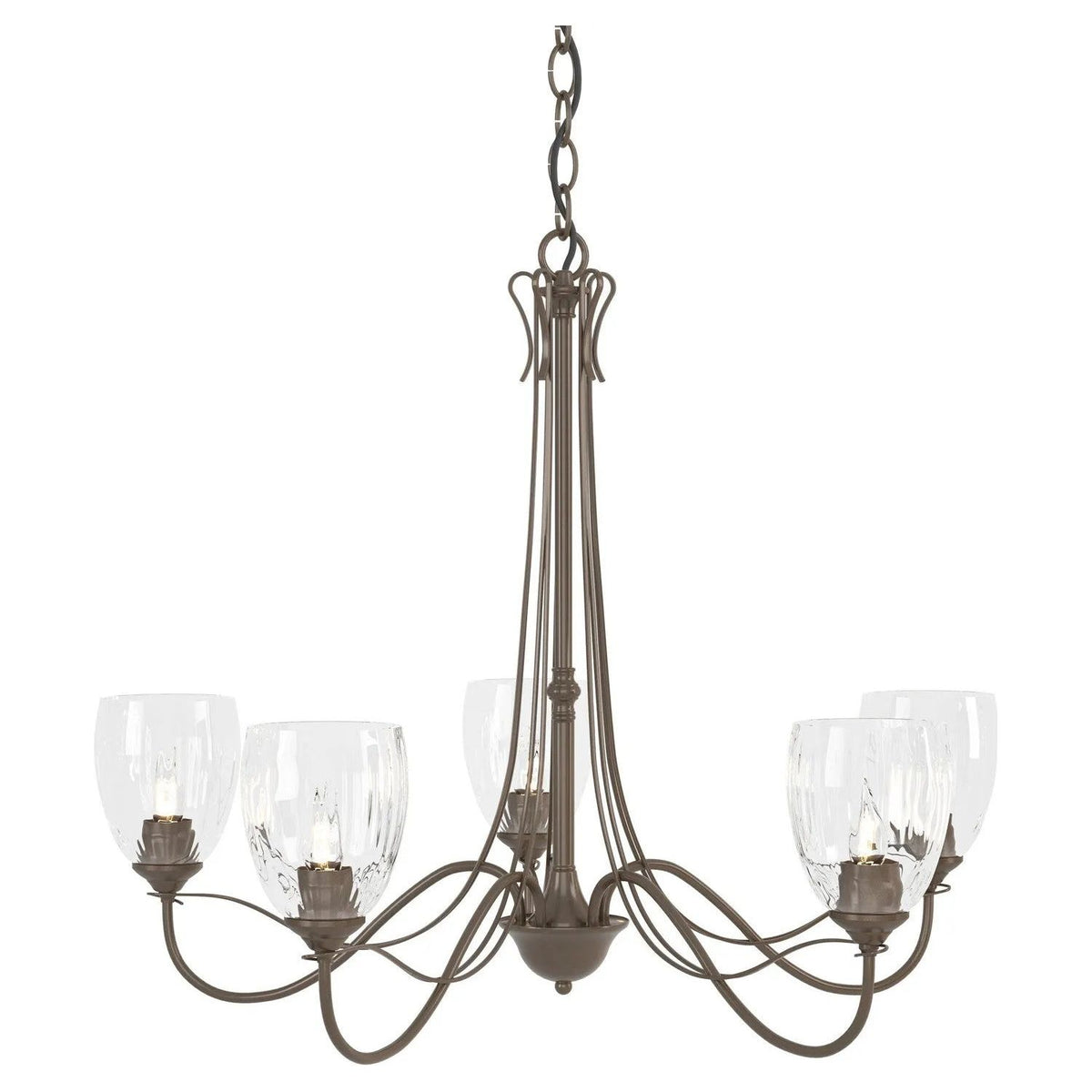 Hubbardton Forge - Trellis Chandelier - 103063-SKT-05-LL0083 | Montreal Lighting & Hardware