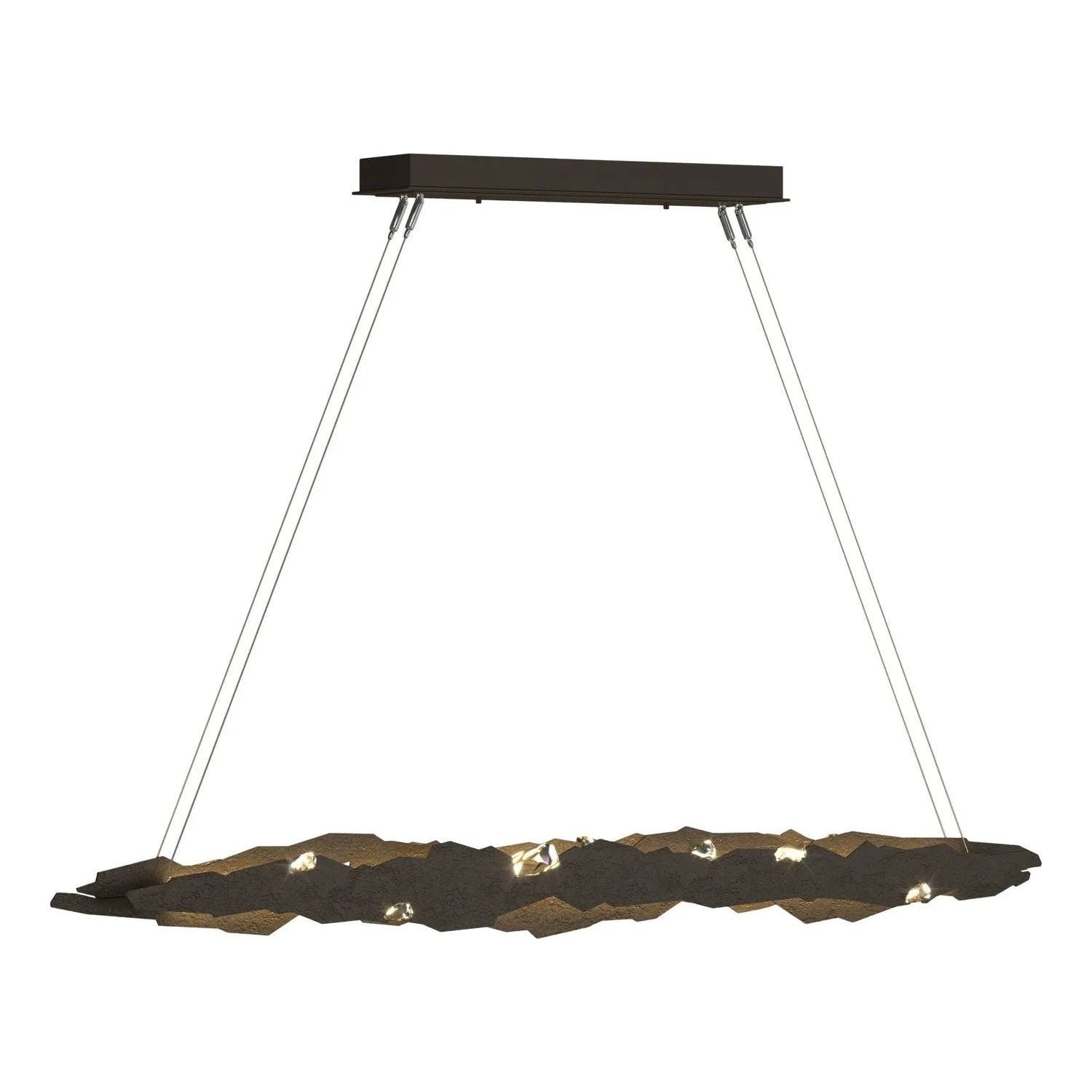 Hubbardton Forge - Trove LED Pendant - 139860-LED-STND-05-CR | Montreal Lighting & Hardware