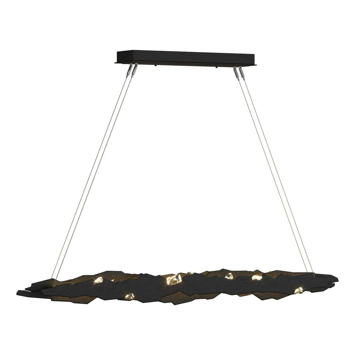 Hubbardton Forge - Trove LED Pendant - 139860-LED-STND-10-CR | Montreal Lighting & Hardware