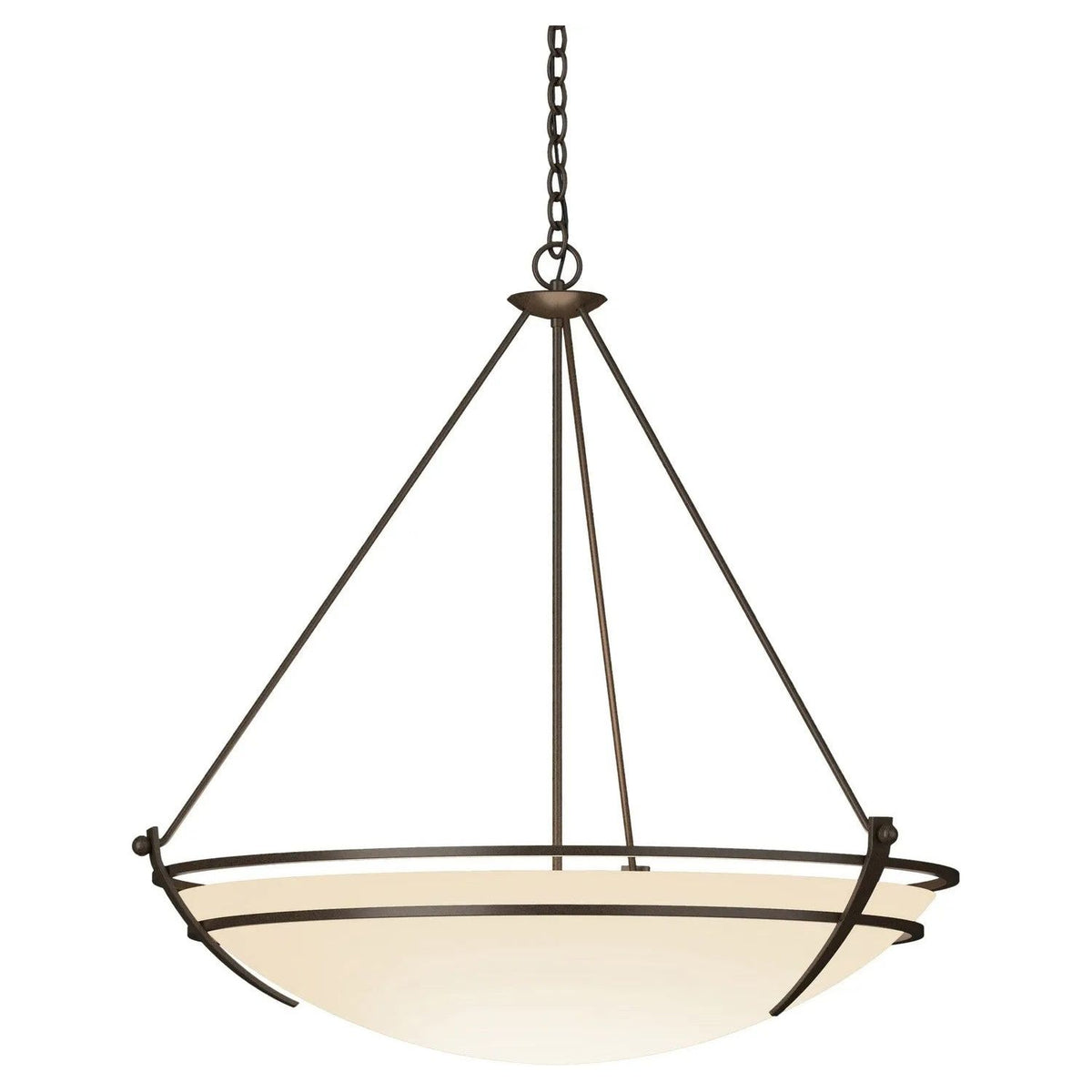 Hubbardton Forge - Tryne Chandelier - 194431-SKT-05-GG0170 | Montreal Lighting & Hardware