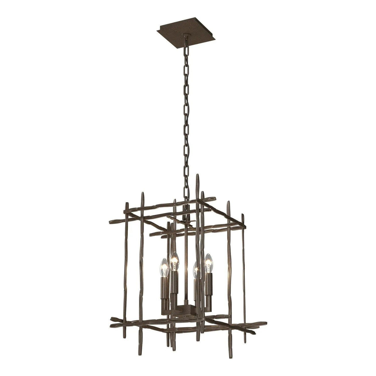 Hubbardton Forge - Tura Chandelier - 101315-SKT-05 | Montreal Lighting & Hardware