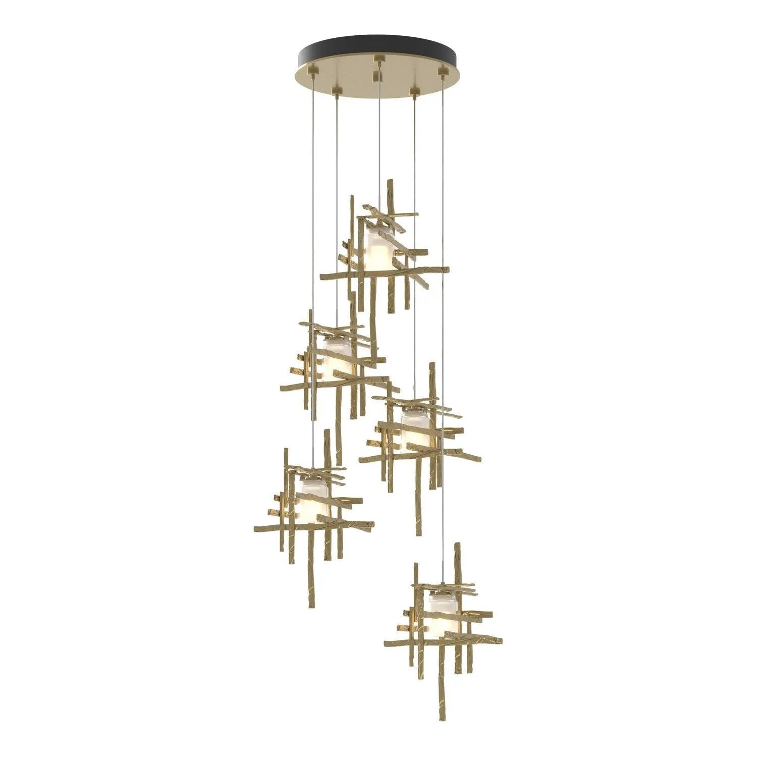 Hubbardton Forge - Tura LED Pendant - 131128-SKT-STND-86-YC0305 | Montreal Lighting & Hardware