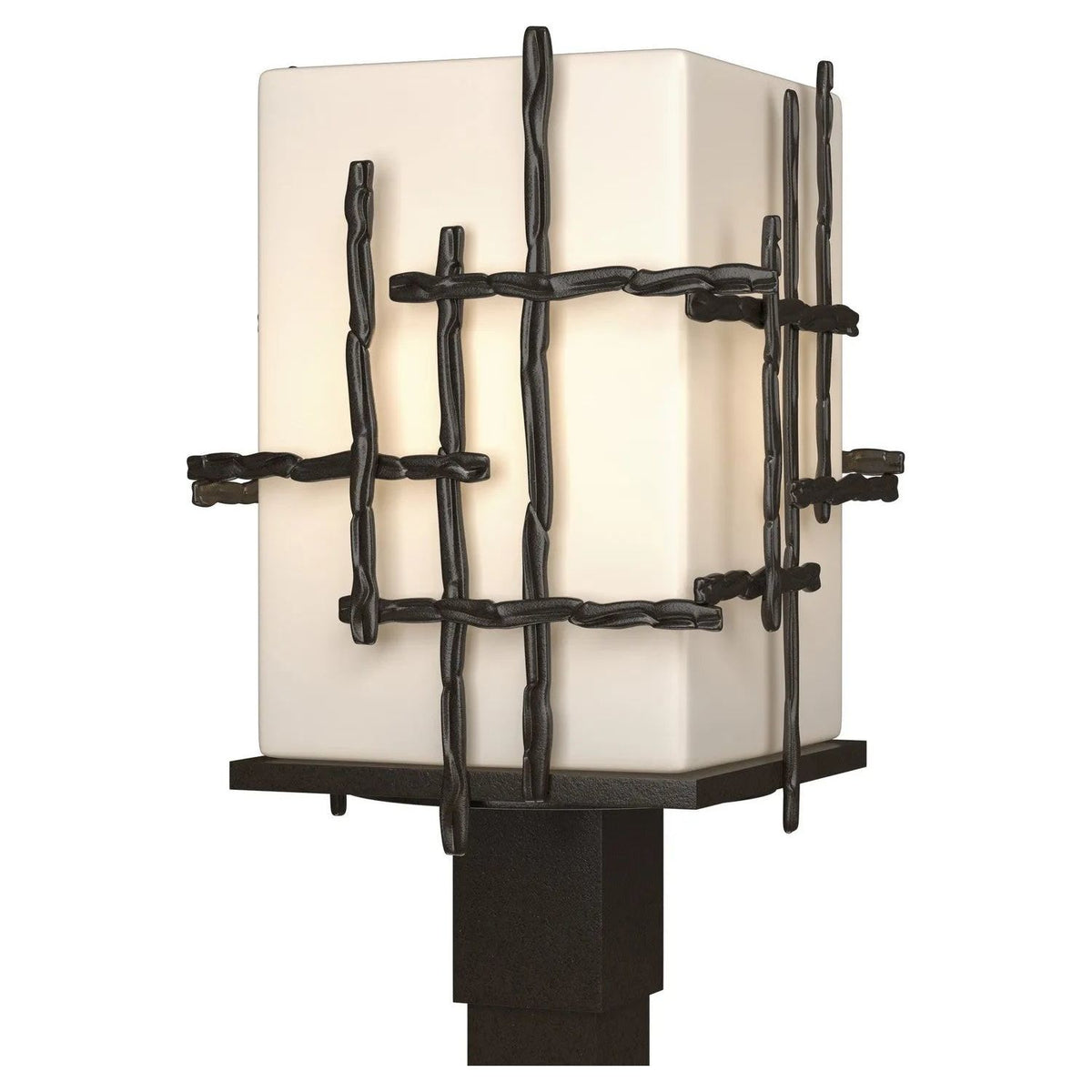 Hubbardton Forge - Tura Outdoor Post Mount - 342023-SKT-14-GG0084 | Montreal Lighting & Hardware