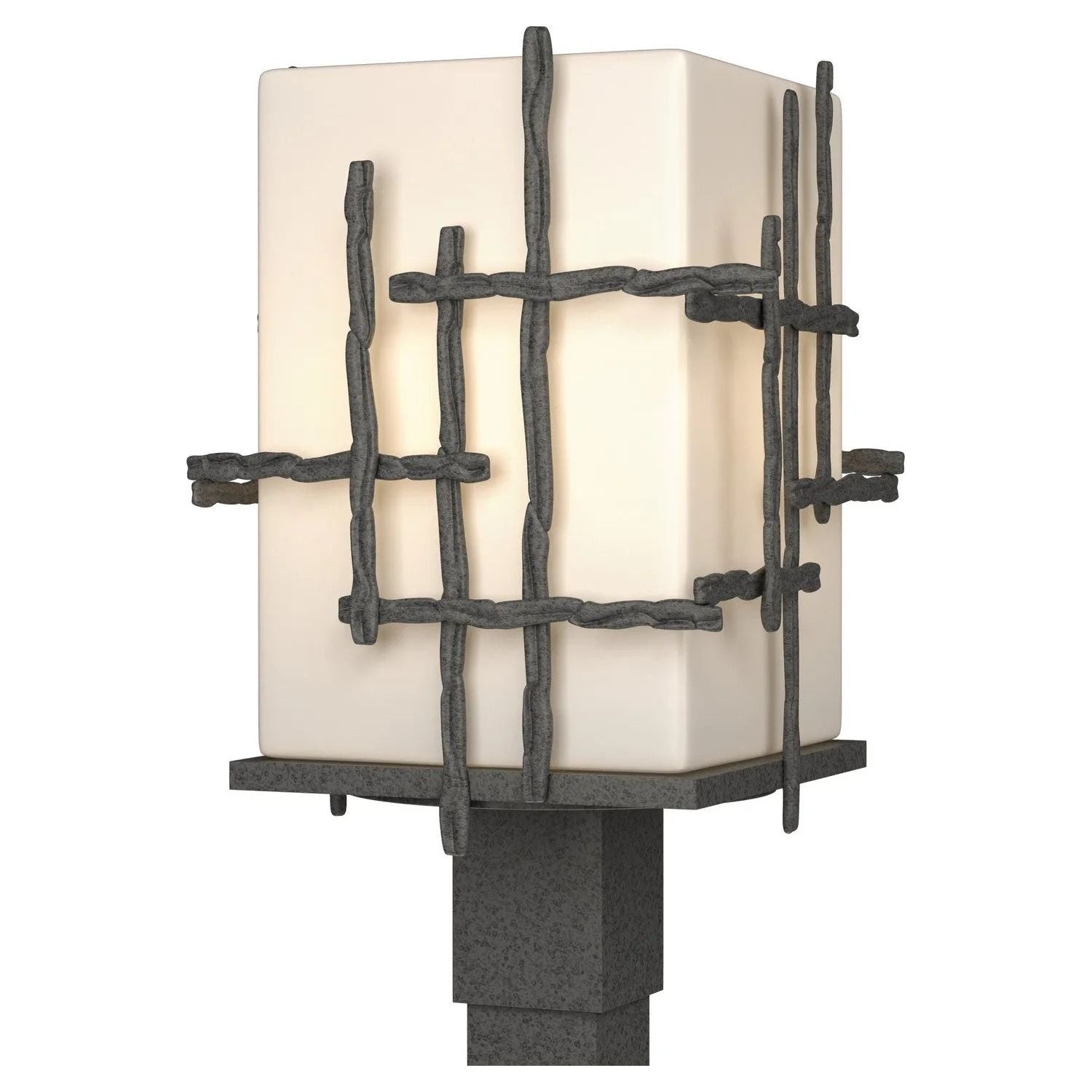 Hubbardton Forge - Tura Outdoor Post Mount - 342023-SKT-20-GG0084 | Montreal Lighting & Hardware