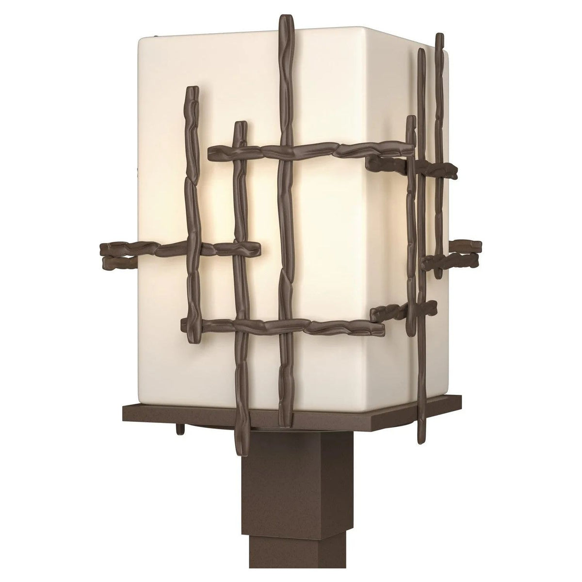 Hubbardton Forge - Tura Outdoor Post Mount - 342023-SKT-75-GG0084 | Montreal Lighting & Hardware