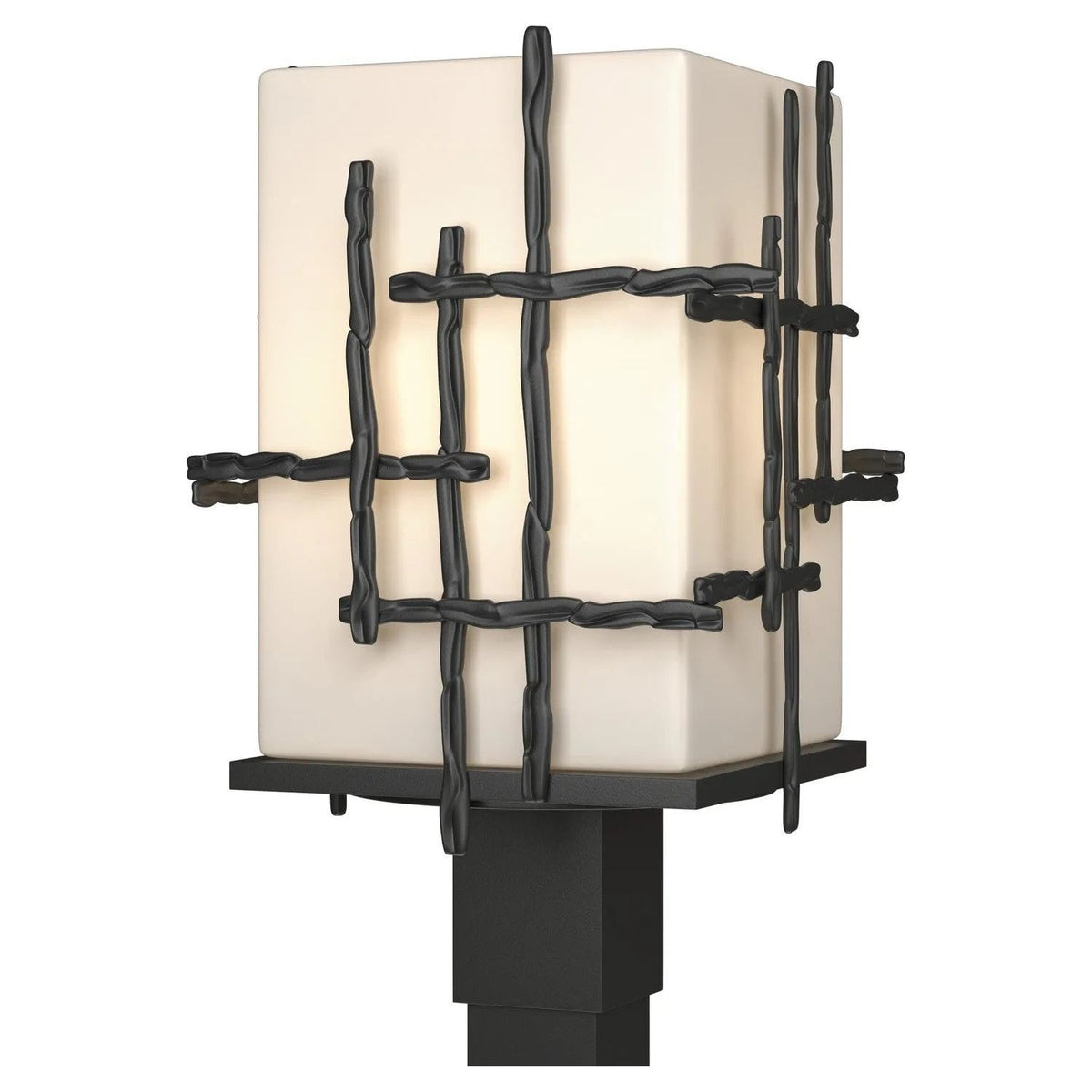 Hubbardton Forge - Tura Outdoor Post Mount - 342023-SKT-80-GG0084 | Montreal Lighting & Hardware