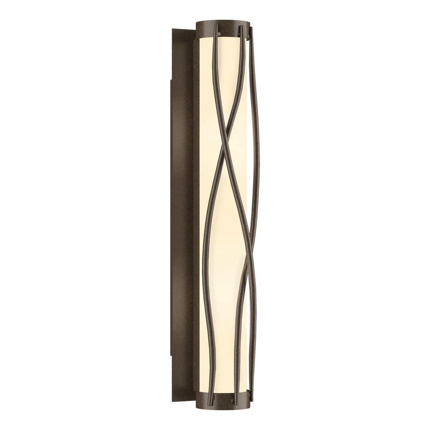 Hubbardton Forge - Twine Wall Sconce - 205401-SKT-05-GG0347 | Montreal Lighting & Hardware