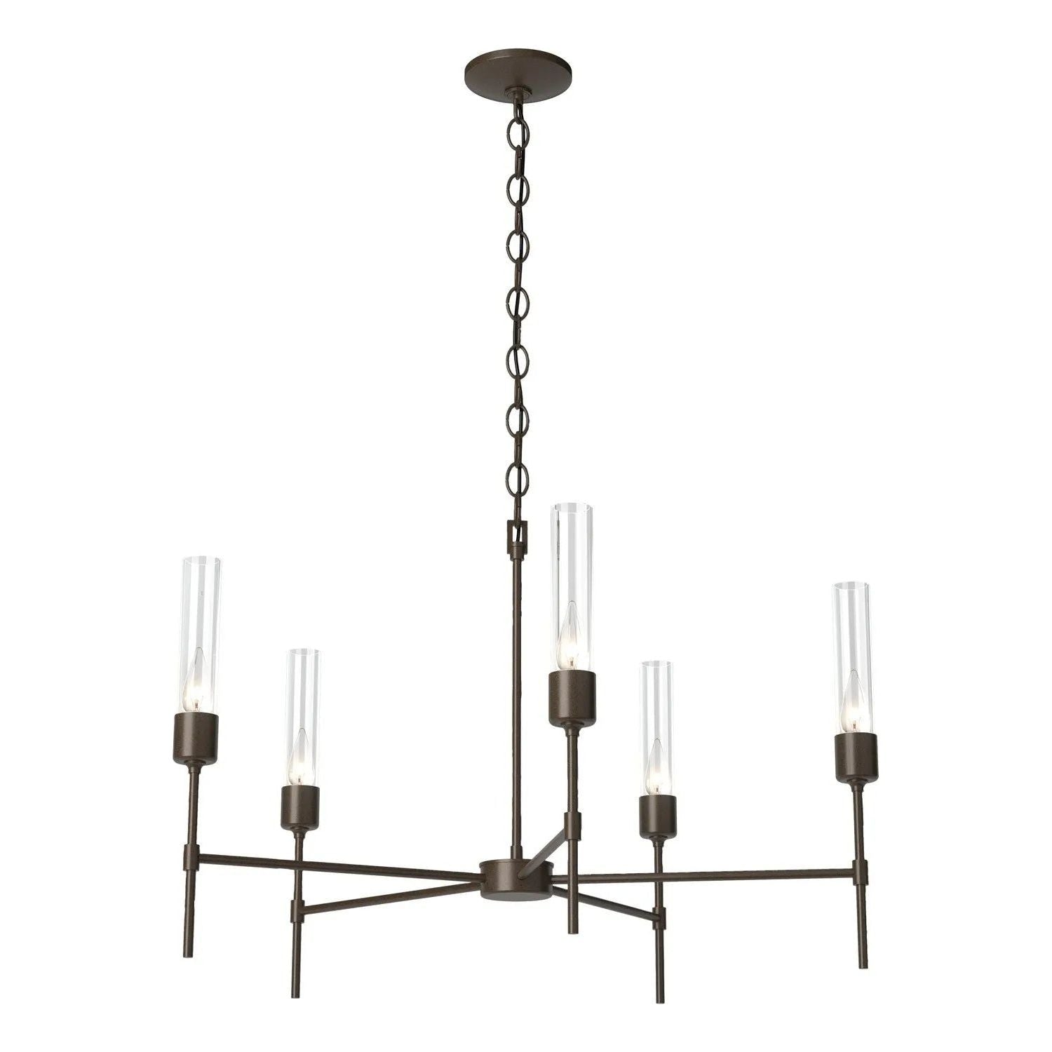 Hubbardton Forge - Vela Chandelier - 105045-SKT-05-ZM0611 | Montreal Lighting & Hardware