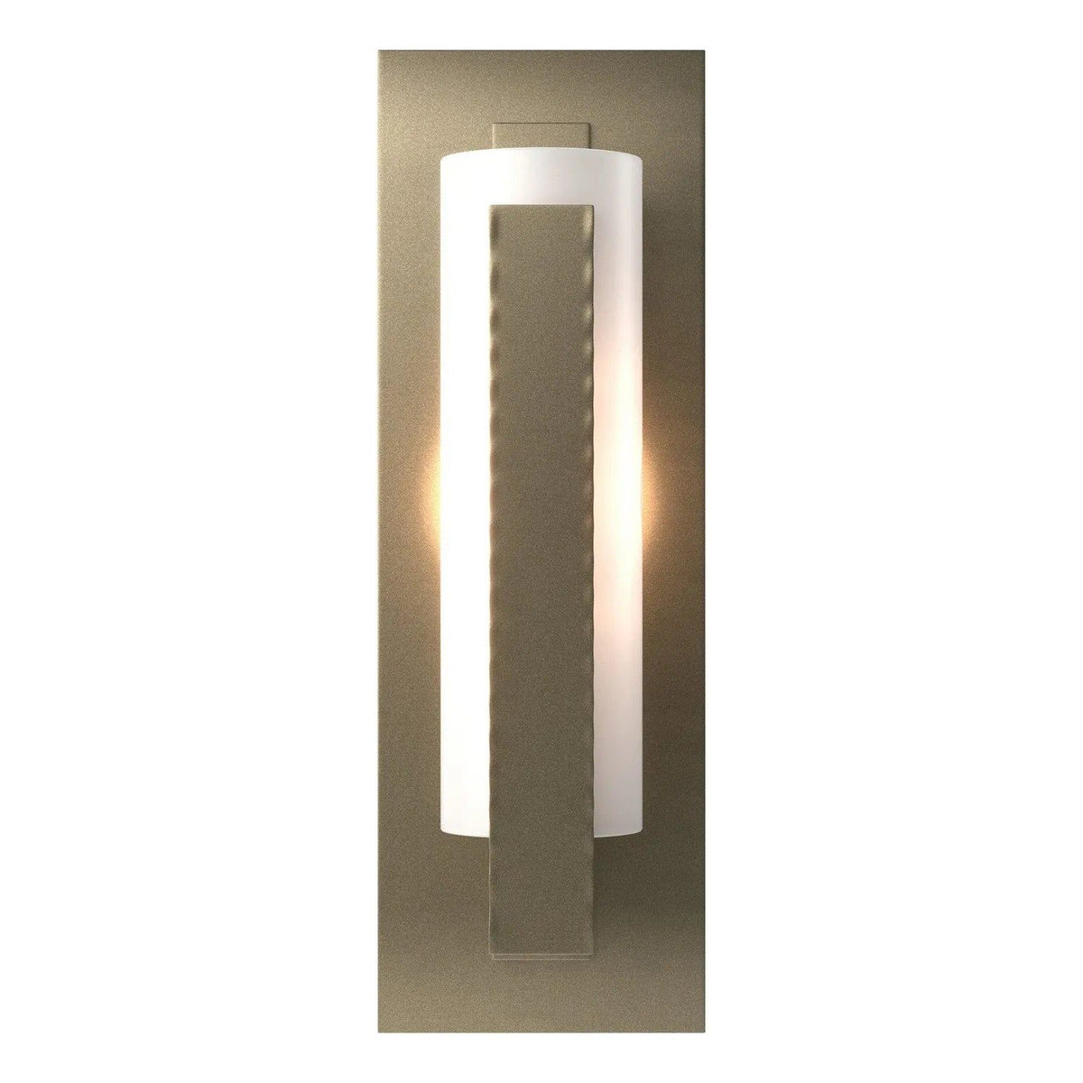 Hubbardton Forge - Vertical Bar Wall Sconce w/ Backplate - 217185-SKT-84-GG0065 | Montreal Lighting & Hardware