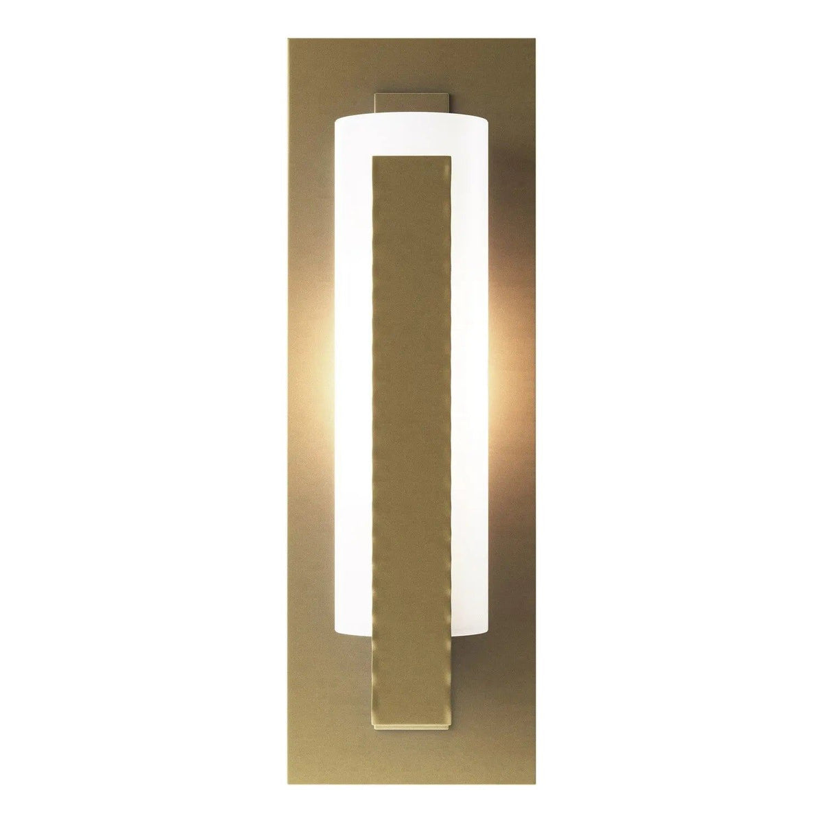 Hubbardton Forge - Vertical Bar Wall Sconce w/ Backplate - 217185-SKT-86-GG0065 | Montreal Lighting & Hardware