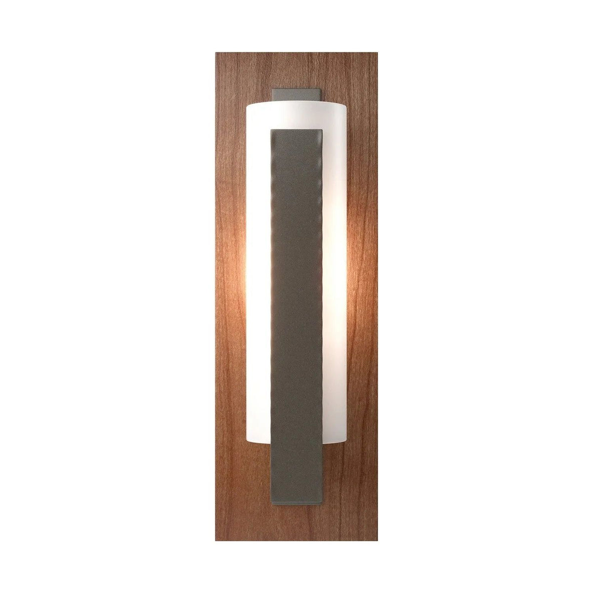 Hubbardton Forge - Vertical Bar Wall Sconce w/ Backplate - 217186-SKT-07-CH-GG0065 | Montreal Lighting & Hardware