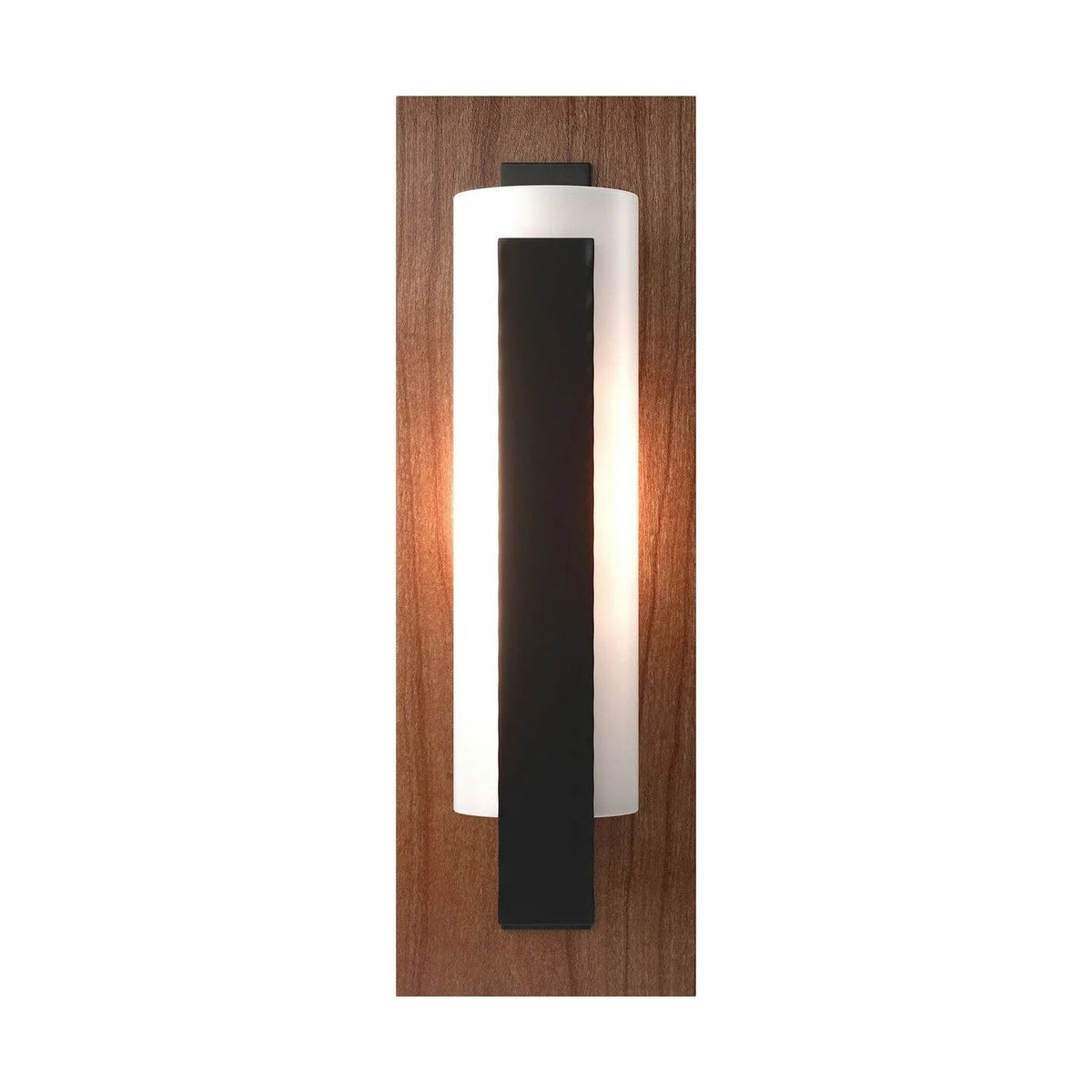 Hubbardton Forge - Vertical Bar Wall Sconce w/ Backplate - 217186-SKT-10-CH-GG0065 | Montreal Lighting & Hardware