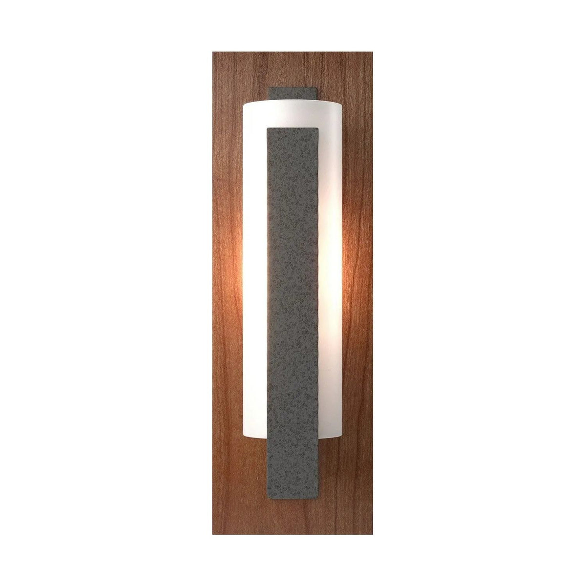 Hubbardton Forge - Vertical Bar Wall Sconce w/ Backplate - 217186-SKT-20-CH-GG0065 | Montreal Lighting & Hardware