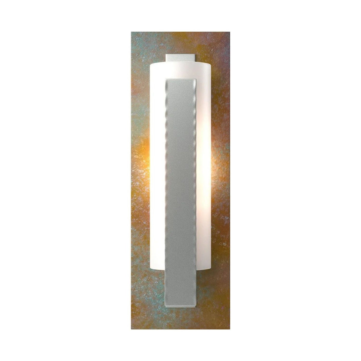 Hubbardton Forge - Vertical Bar Wall Sconce w/ Backplate - 217186-SKT-82-CP-GG0065 | Montreal Lighting & Hardware