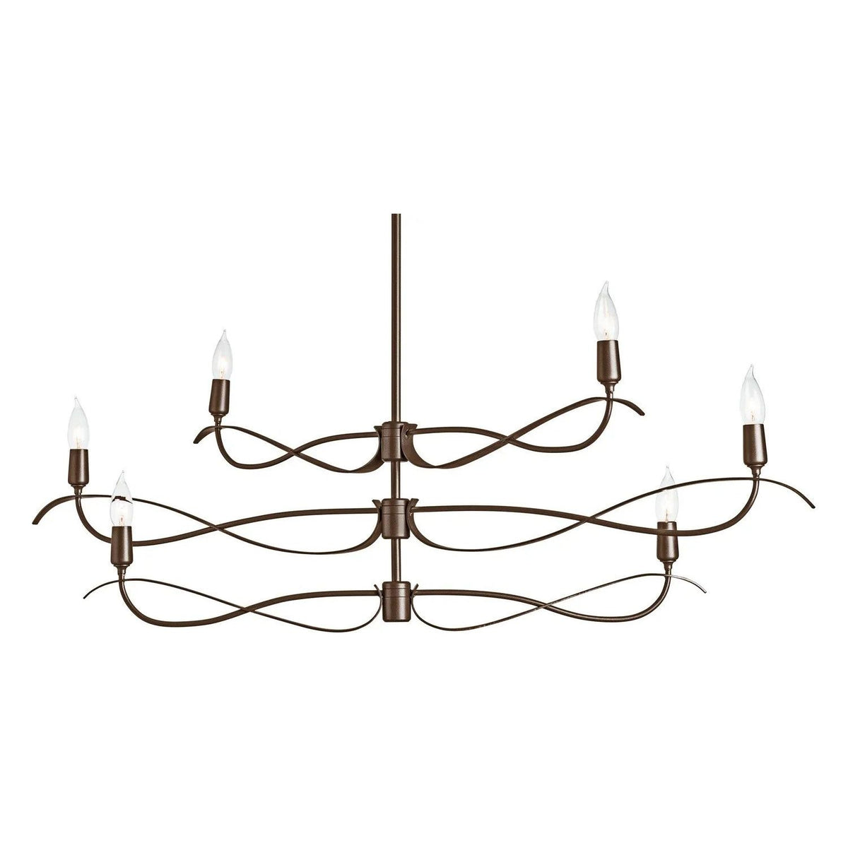 Hubbardton Forge - Willow Chandelier - 136350-SKT-MULT-05 | Montreal Lighting & Hardware