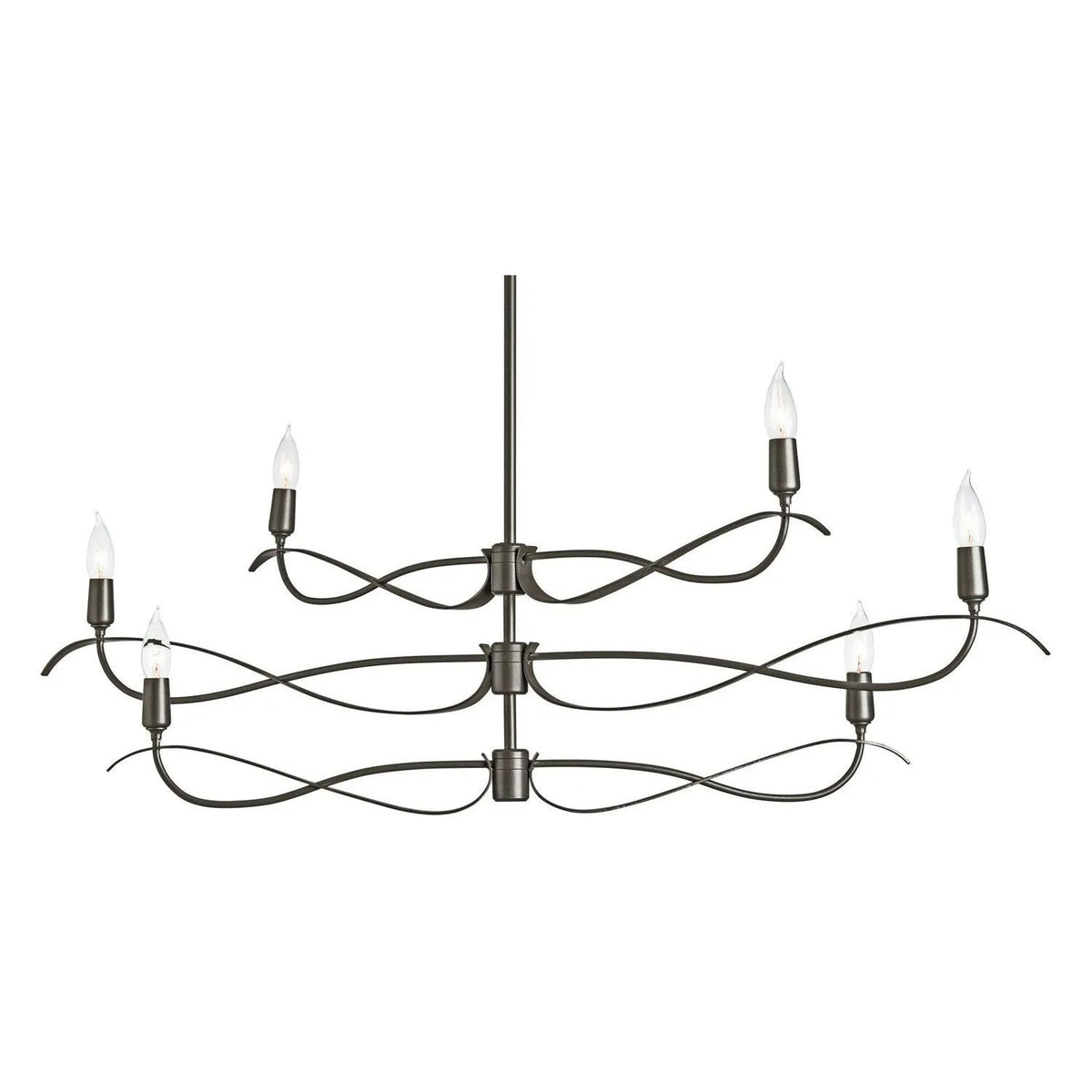 Hubbardton Forge - Willow Chandelier - 136350-SKT-MULT-14 | Montreal Lighting & Hardware