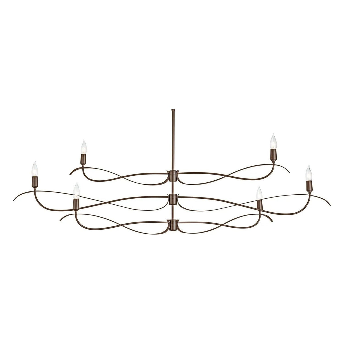 Hubbardton Forge - Willow Chandelier - 136352-SKT-MULT-05 | Montreal Lighting & Hardware