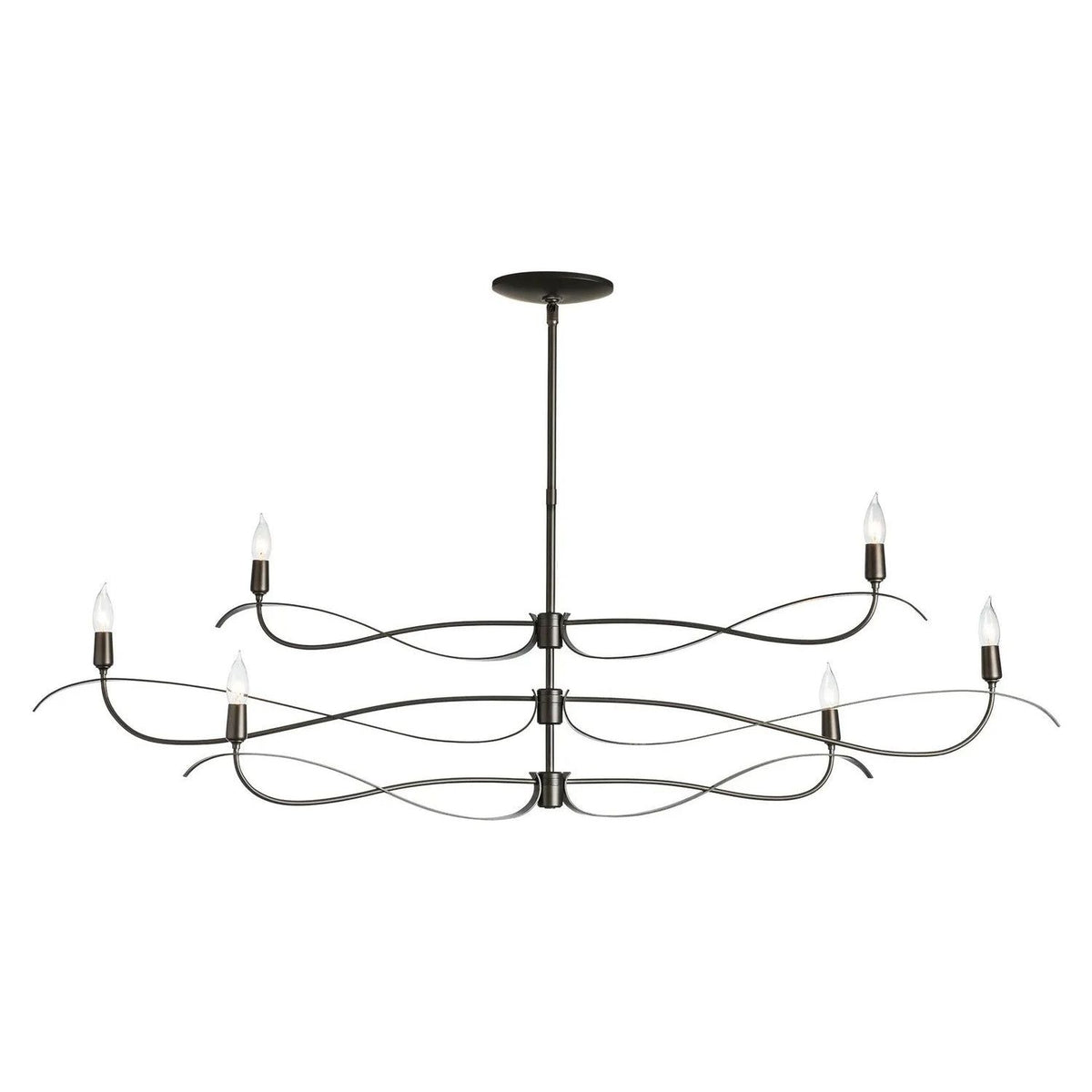 Hubbardton Forge - Willow Chandelier - 136352-SKT-MULT-07 | Montreal Lighting & Hardware