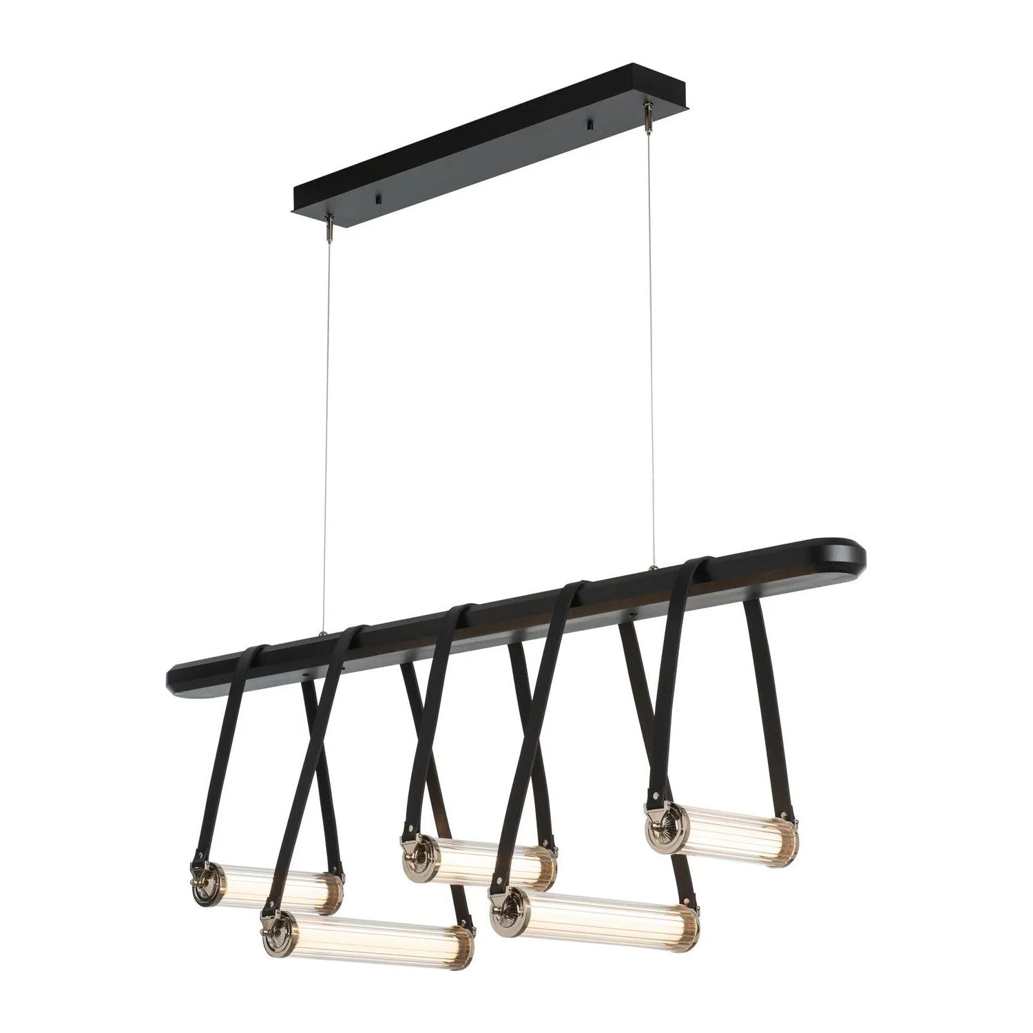 Hubbardton Forge - York LED Linear Pendant - 131053-LED-STND-10-24-LK-WB-ZM0704 | Montreal Lighting & Hardware