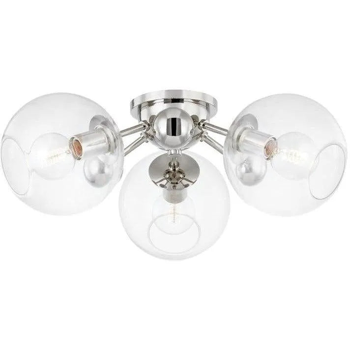 Hudson Valley Lighting - Abbott Semi Flush Mount - 8025-PN | Montreal Lighting & Hardware