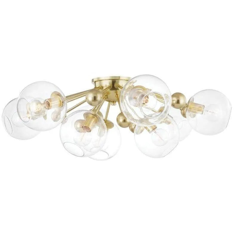 Hudson Valley Lighting - Abbott Semi Flush Mount - 8042-AGB | Montreal Lighting & Hardware