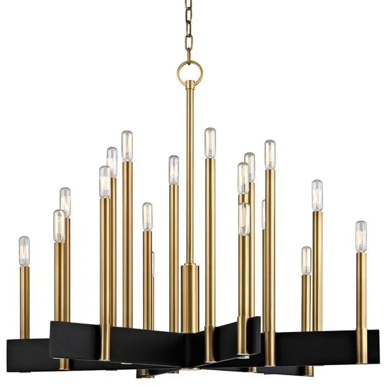 Hudson Valley Lighting - Abrams Chandelier - 8834-AGB | Montreal Lighting & Hardware