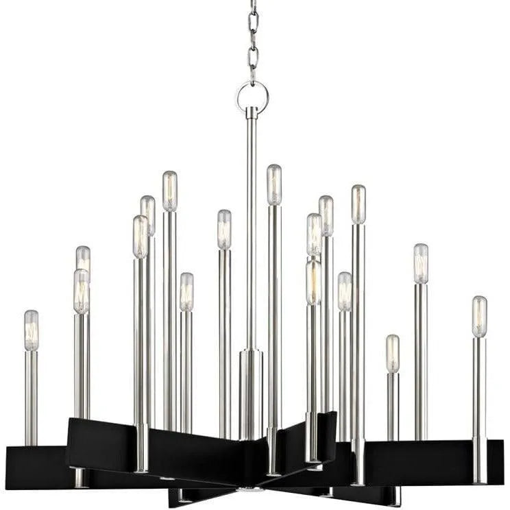 Hudson Valley Lighting - Abrams Chandelier - 8834-PN | Montreal Lighting & Hardware