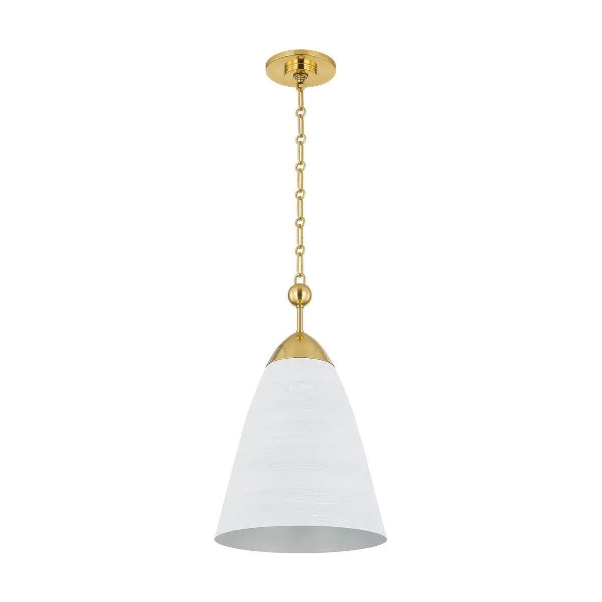 Hudson Valley Lighting - Bronson Pendant - BKO1500-AGB/WP | Montreal Lighting & Hardware