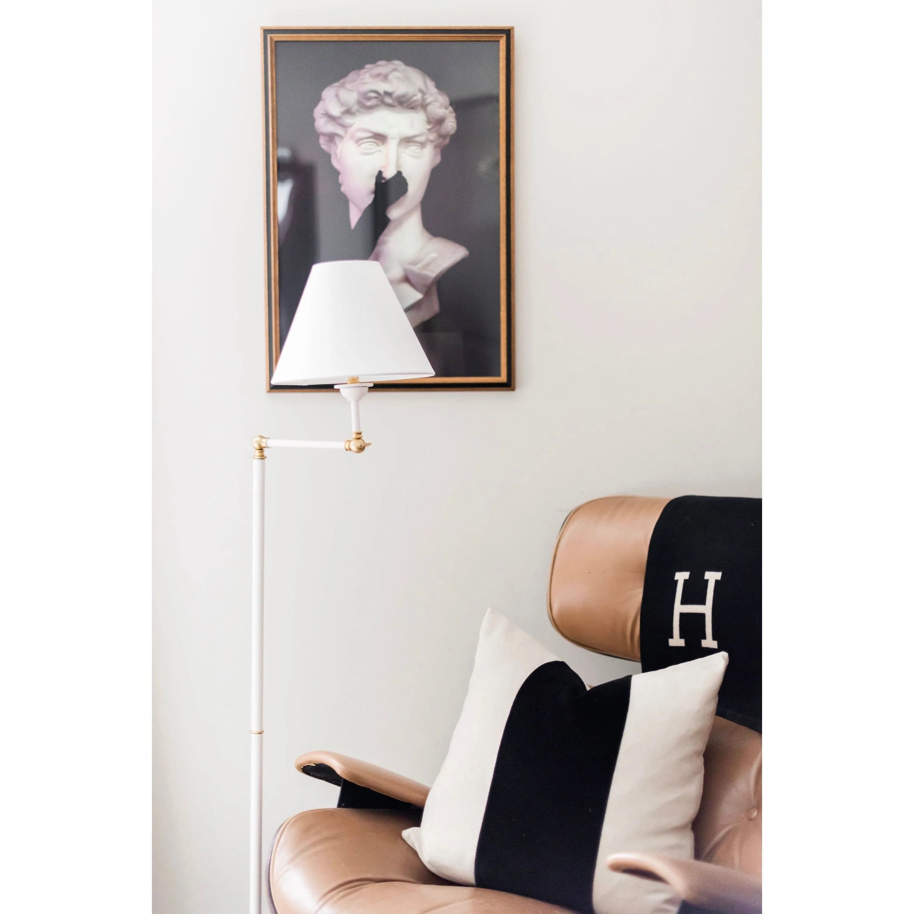 Hudson Valley Lighting - Classic No.1 Floor Lamp - MDSL108-AGB | Montreal Lighting & Hardware