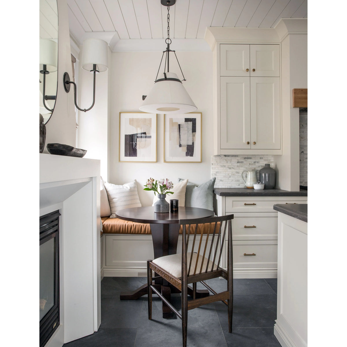 Hudson Valley Lighting - Clemens Pendant - 6421-AGB | Montreal Lighting & Hardware