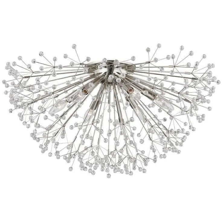 Hudson Valley Lighting - Dunkirk Semi Flush Mount - 6028-PN | Montreal Lighting & Hardware