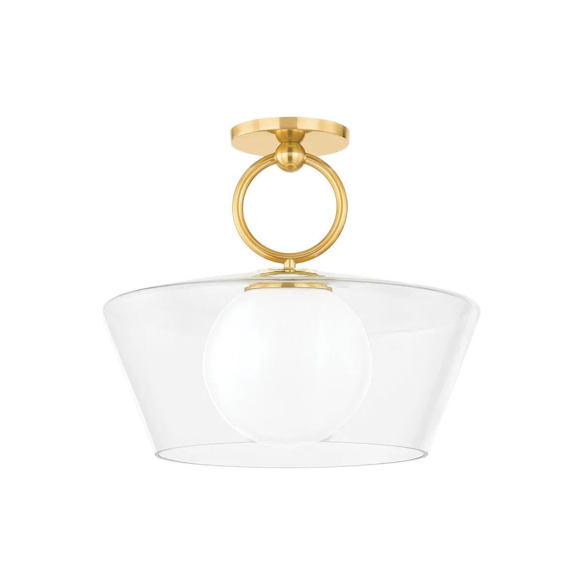 Hudson Valley Lighting - Elmsford Pendant - 9517-AGB | Montreal Lighting & Hardware