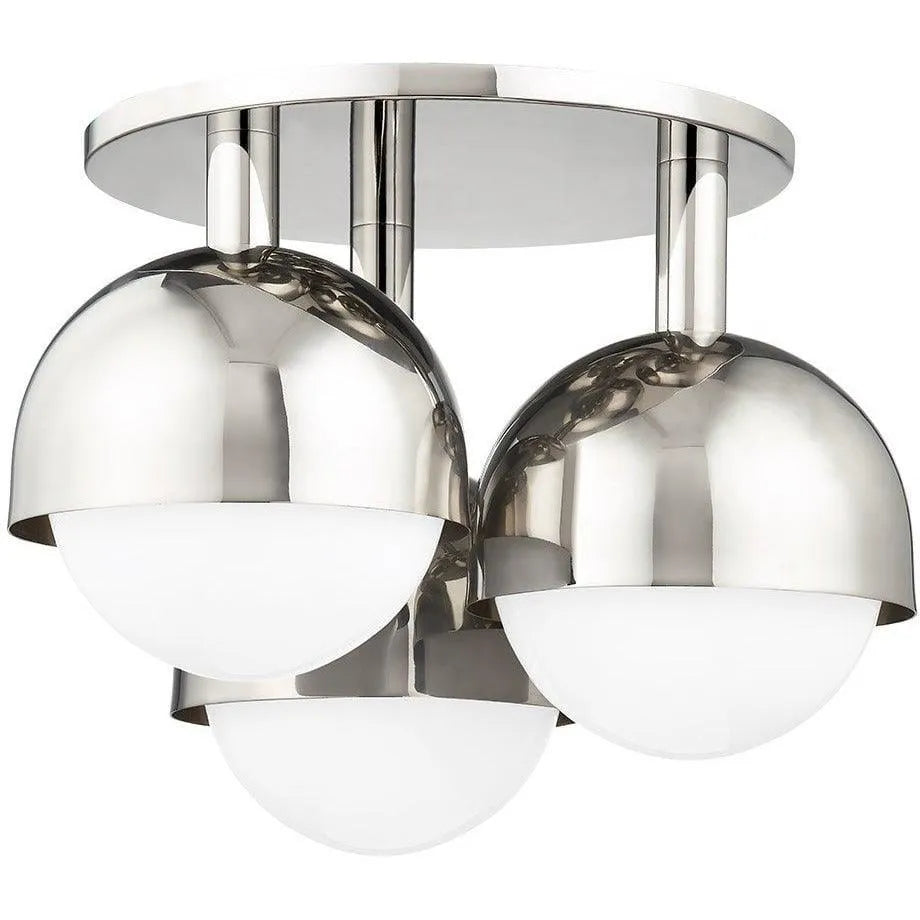 Hudson Valley Lighting - Foster Semi Flush Mount - 1203-PN | Montreal Lighting & Hardware