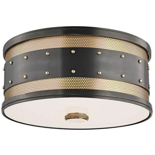 Hudson Valley Lighting - Gaines Flush Mount - 2202-AOB | Montreal Lighting & Hardware