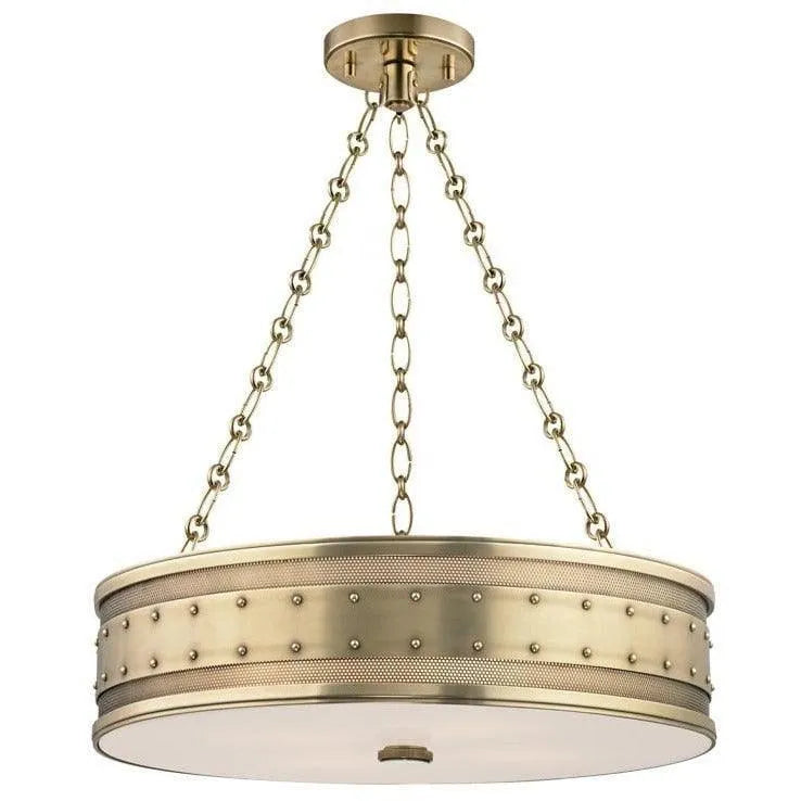 Hudson Valley Lighting - Gaines Pendant - 2222-AGB | Montreal Lighting & Hardware