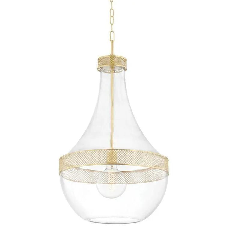 Hudson Valley Lighting - Hagen Pendant - 1817-AGB | Montreal Lighting & Hardware