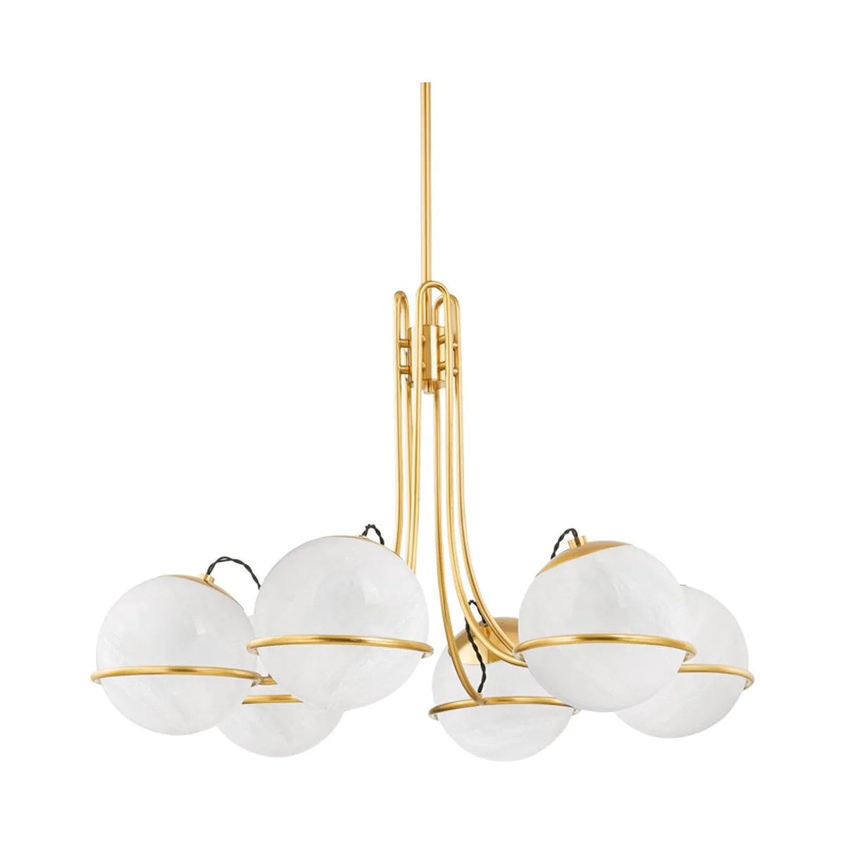 Hudson Valley Lighting - Hingham Chandelier - 3940-AGB | Montreal Lighting & Hardware