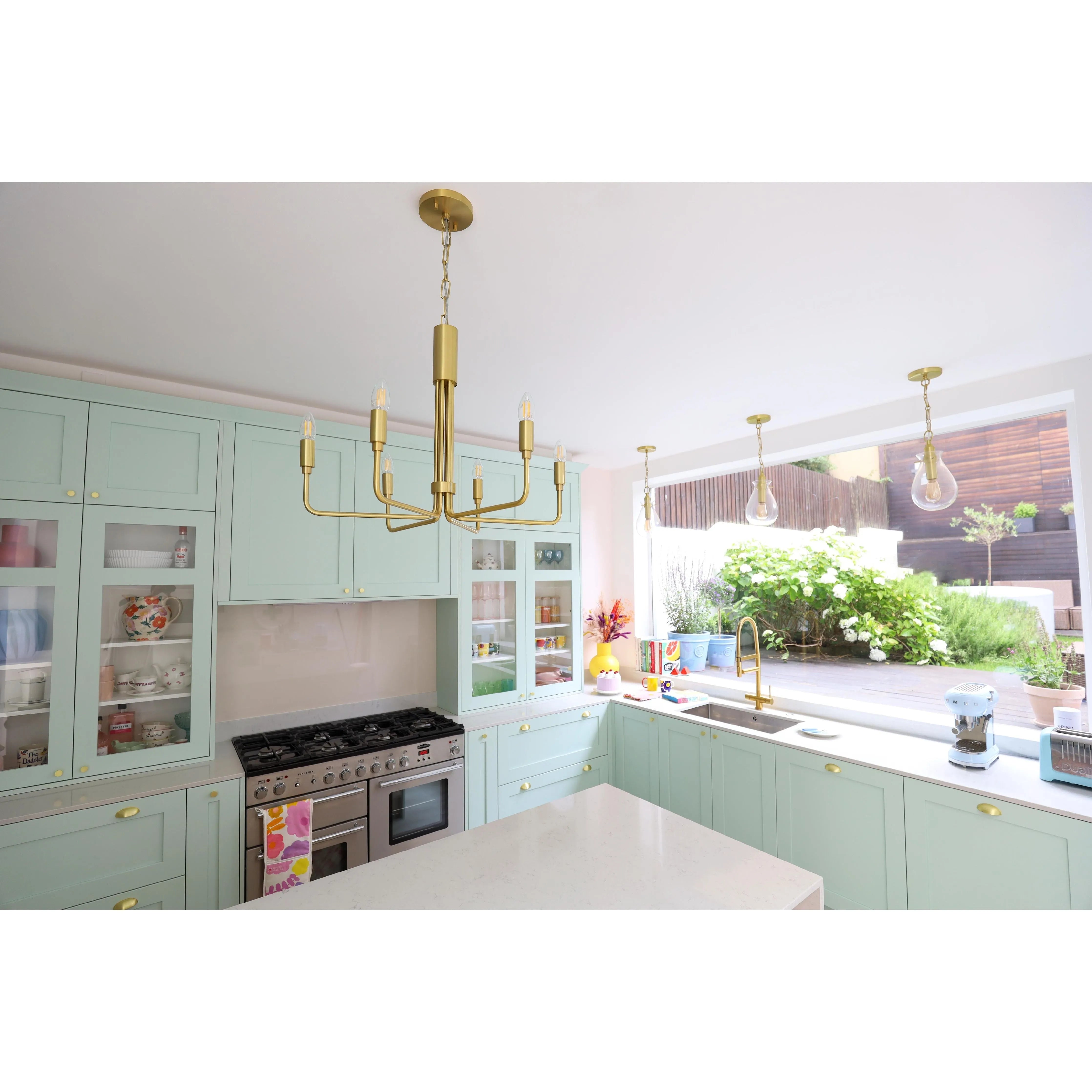 Hudson Valley Lighting - Ivy Pendant - BKO101-AGB | Montreal Lighting & Hardware